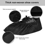 Black Non-Woven Fabric Breathable PE Cloth Slip Resistant Disposable Boot Shoes