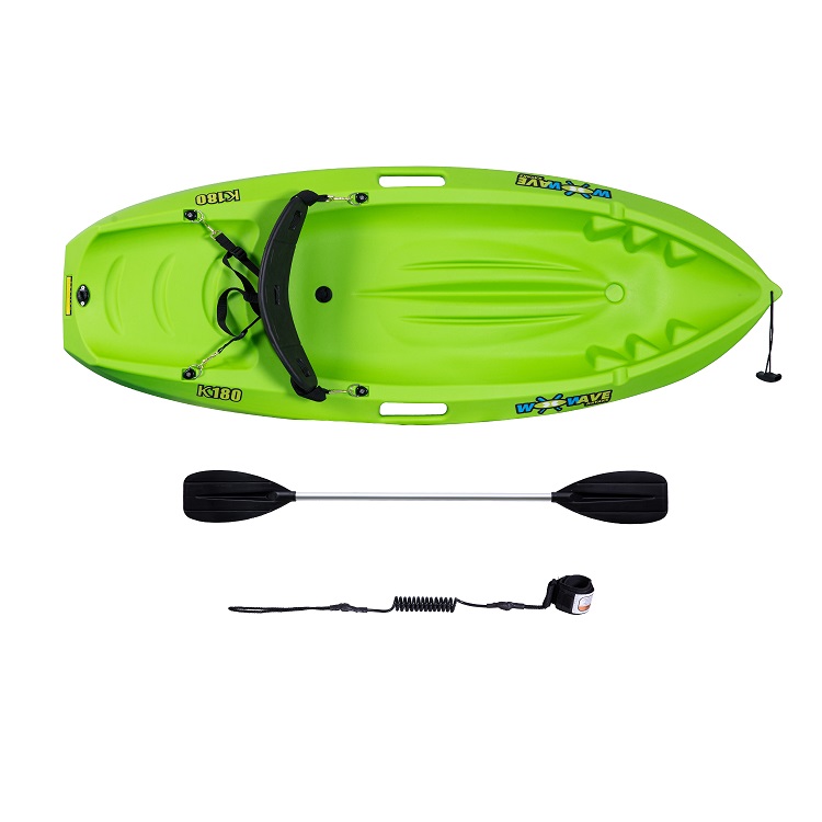 Design 1.8m LLDPE Kayak Canoe Sit on Top Kayak Boat for Kids Package Size 181*71*24cm