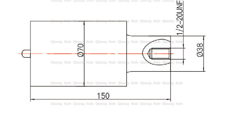 Heavy Duty High Power Ultrasonic Transducer 402 Branson Type For 8400 Model