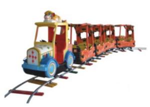 China Large Capacity Outdoor Riding Train Set , Childrens Ride On Train In Theme Park wholesale