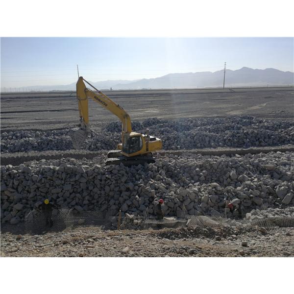 Galvanized Hexagonal Gabion Baskets 2.0-4.0mm Wire 1x1x1m Size