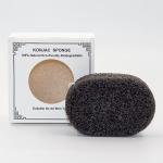 White Kaolin Clay Dehumidification Facial Konjac Sponge 8.5*5.5*2.5cm