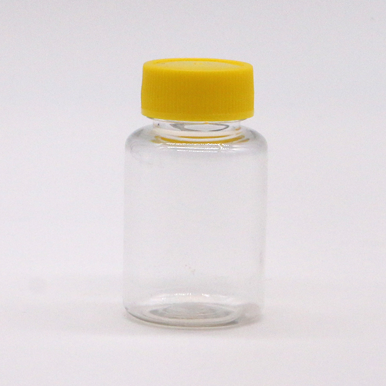 Transparent 25mL PET Plastic Bottle for Storing Medicine Tablets Safely and Securely
