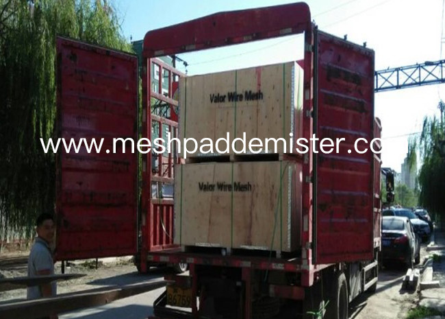 Rectangle Ss316 Wire Mesh Demister For Vessel Boiler System