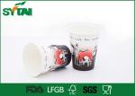 Biodegradable Sun Paper Recyclable Coffee Cups For Christmas / Party , 100%