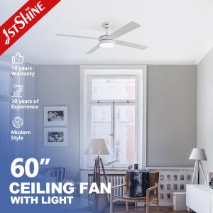 China DCF-W986 35/60W Low Noise Large Airflow 4 MDF Blade Modern Ceiling Fan LED Light wholesale