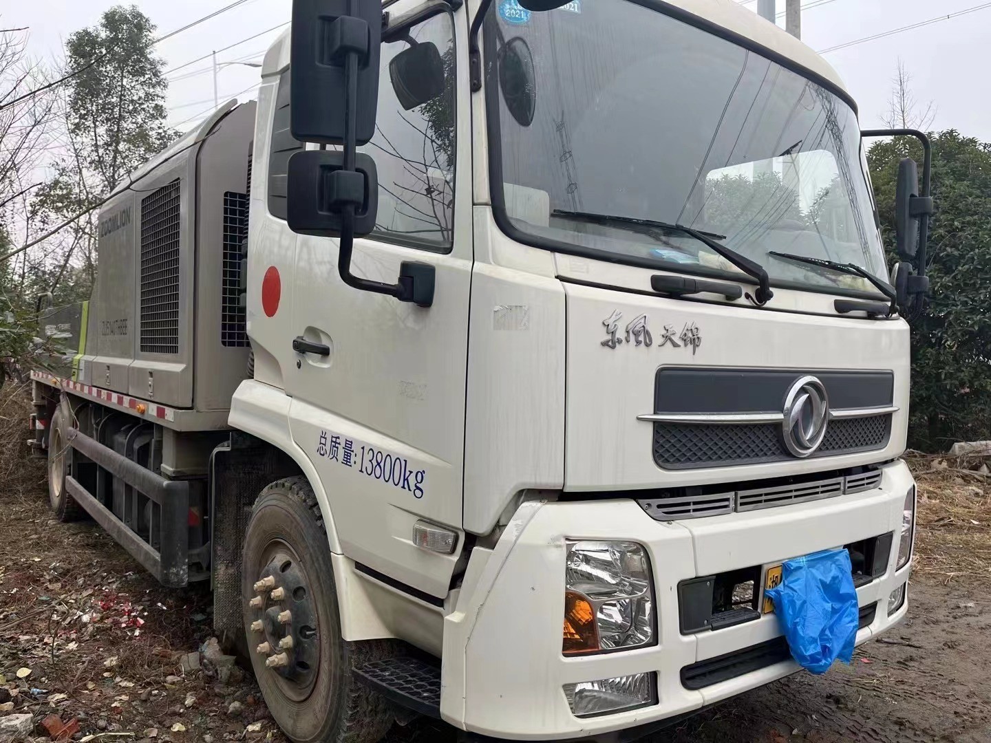 2020year Zoomlion 10022 Used Truck Mounted Pump Truck With Rexroth Main Oil Pump