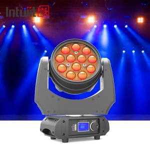China RGBW 4 - In - 1 Zoom 5-60 Degree LED Beam Moving Head Light Wide Angle 12x10W wholesale
