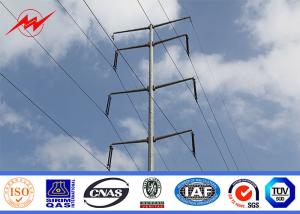China EN ISO 146 Hot Dip Galvanized Steel Utility Pole For Electrical Distribution Line wholesale