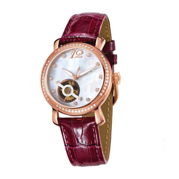 5 ATM Water Resistant Mechanical Wrist Watch / Ladies Automatic Watches With