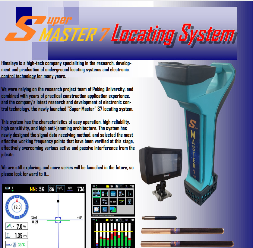 Himalaya locating system S7, master 7 locating system, Guidance instrument