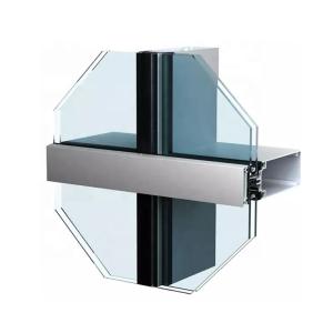 China Construction Thermal Break Glass Curtain Wall Aluminum Frame wholesale