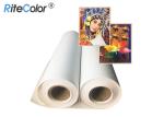 30 Meters Length Inkjet Cotton Canvas 360gsm Matte Finish Pigment Dye Ink