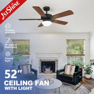 China 52'' Ceiling Fan With Light 6 Speed Remote Control Energy Saving wholesale