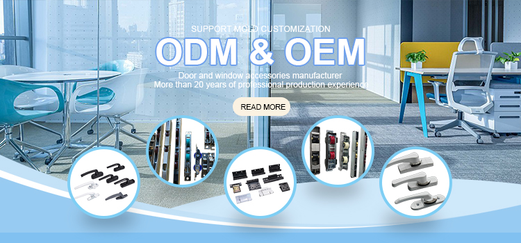 Aluminium Alloy Half Moon Shape Window Lock for Easy Installation on Door
