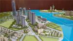 Commercial Handmade Miniature City Model 1 / 1000 Scale LED Lighting System