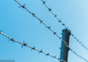 China Use Of Prison Walls Anti Climb Single Strand PVC Coated Iron Barbed Wire wholesale