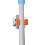304 stainless steel Wall Mounted Organizer Reusable Tool Gripper Mop Broom