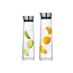 1000ml / 1500ml Glass Water Pitcher Heat Resistant Material Transparent Color