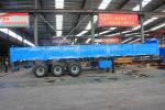 Side Wall Truck Trailer 13m 3Axle 50ft Flatbed Trailer for Bulk Vegetables