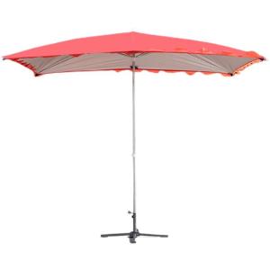 China 100% Fiberglass Frame Round Beach Umbrella Push Lift Black Fabric wholesale