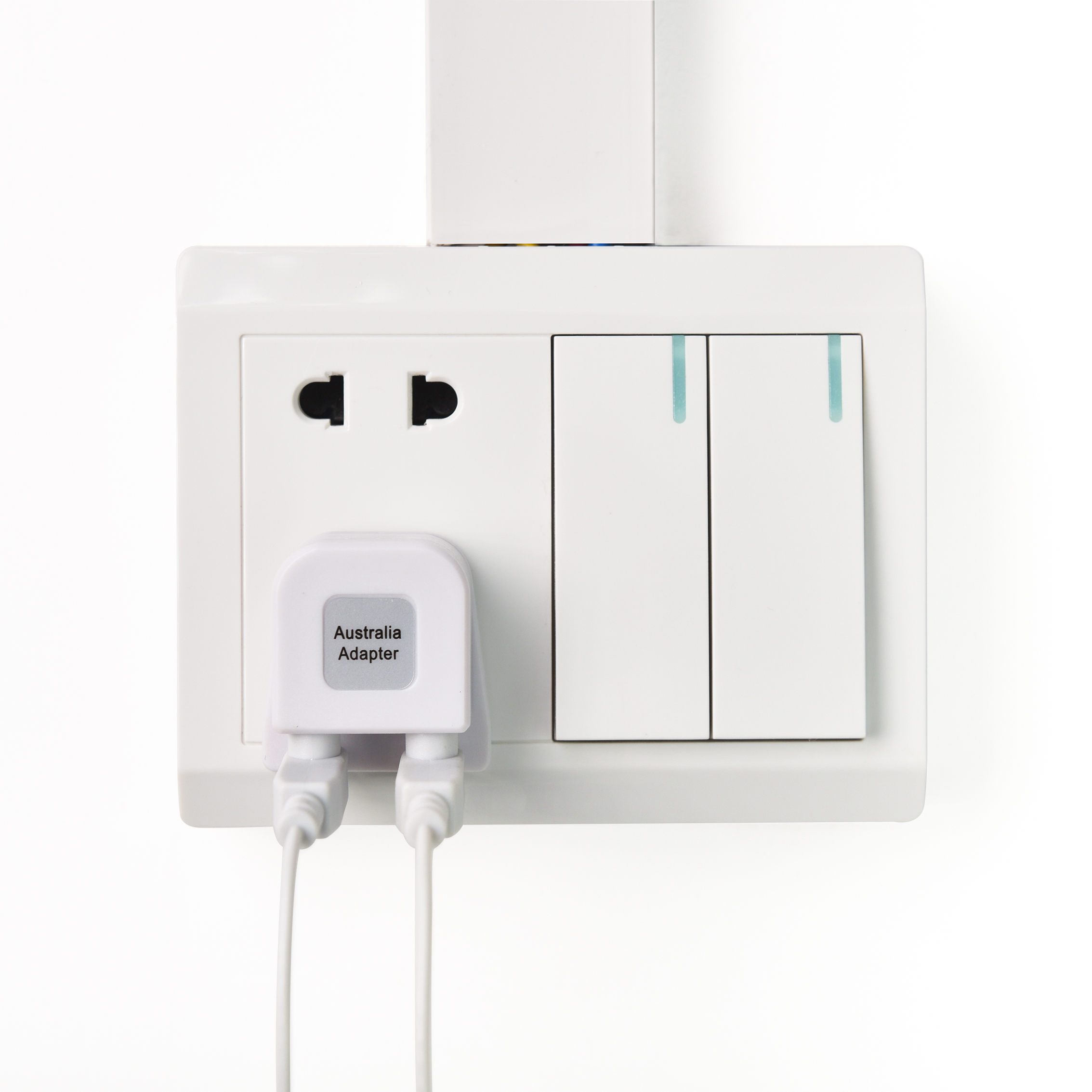 Plastic Grounding Adapter Splitter Plug Safety Product for Multiple Grounding Into Single Port