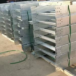 China Galvanized Ladder Type Cable Tray Low Maintenance And Wall Mounted Installation Method wholesale