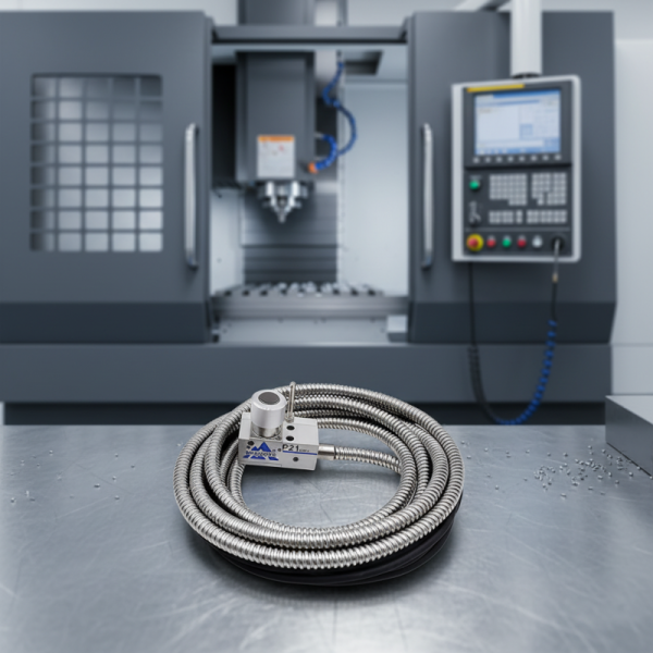 Makinopc P21EDBP Normally Closed 10mm Diameter Automatic Tool Setter with Broken Tool Detection for Milling Machines