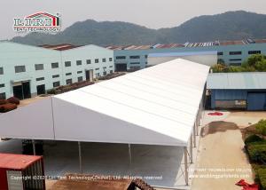 China Aluminum Clear Span Industrial Storage Tent / Construction A Frame Snow Resistance wholesale