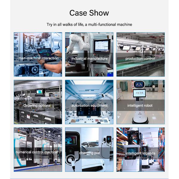 Open Frame Capacitive Touch Screen Computer 21.5-Inch Industrial Flat Panel PC 1080p Resolution 10-Point Touch Intel CPU