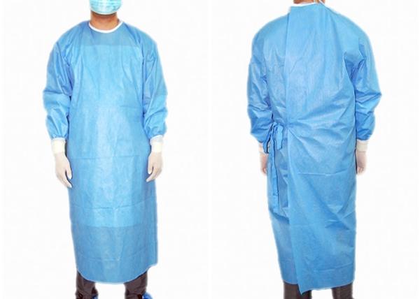 Anti Static Reinforced Surgical Gown , Disposable Isolation Gowns Alcohol