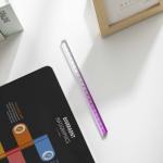 School Creative Stationery Gradient Color Acrylic Transparent Cubic Ruler