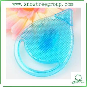 China handle silicone face cleanser fit for adult or baby.. wholesale