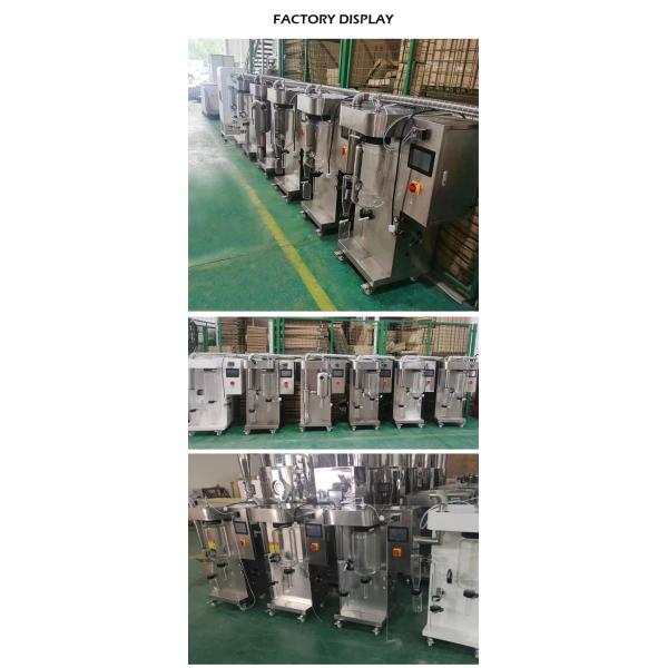 2L Centrifugal Spray Dryer Mini Liquid Milk Powder Atomizer For Lab