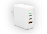 White Smartphone Notebook Quick Charging GAN Charger