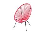 Steel Frame Child Outdoor Rattan Chair KD Stackable