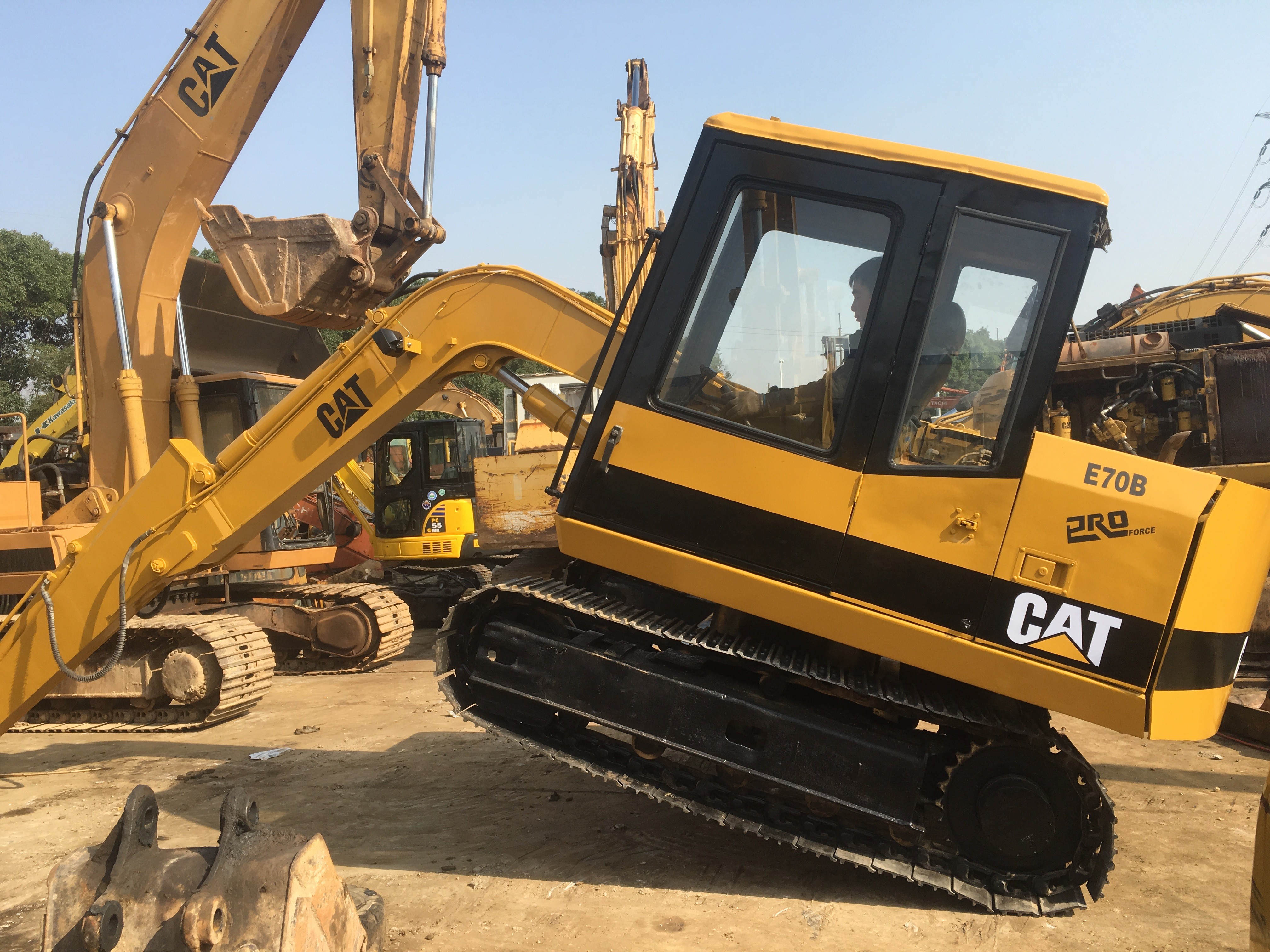 CAT Used E70B EX60 SK60 EX100 Cheap Small Crawler Excavator ,Used Construction Machinery