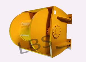 China Marine 14mm Dia Wire Rope Hydraulic Crane Winch With Special Groove wholesale