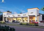 Aisc / En / Jis Standard Prefab Commercial Building Steel Shopping Center
