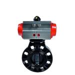 DN50 - DN300 UPVC Electric Butterfly Valve Straight Through Type For Irrigation
