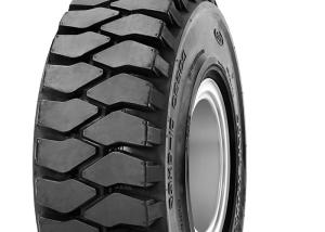 China 23x9-10 Solid Forklift Tires 301 Deep Groove Block Pattern 6.50 Rim wholesale
