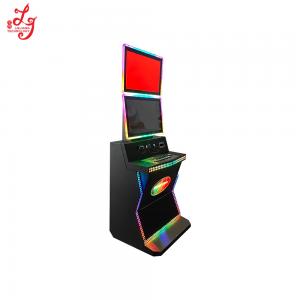 China 23.6 Inch Casino Dual Monitors Touch Screen Gaming Cabinet Video Slot Gaming Machines For Sale on sale