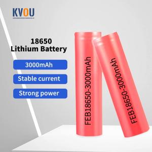 China Rechargeable 3.6V Lithium Battery 18650 Li Ion Battery Cylindrical 3000mAh wholesale
