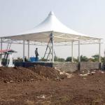 Self Clean Fire Proof Grade PTFE Fabric For Architectural Industry