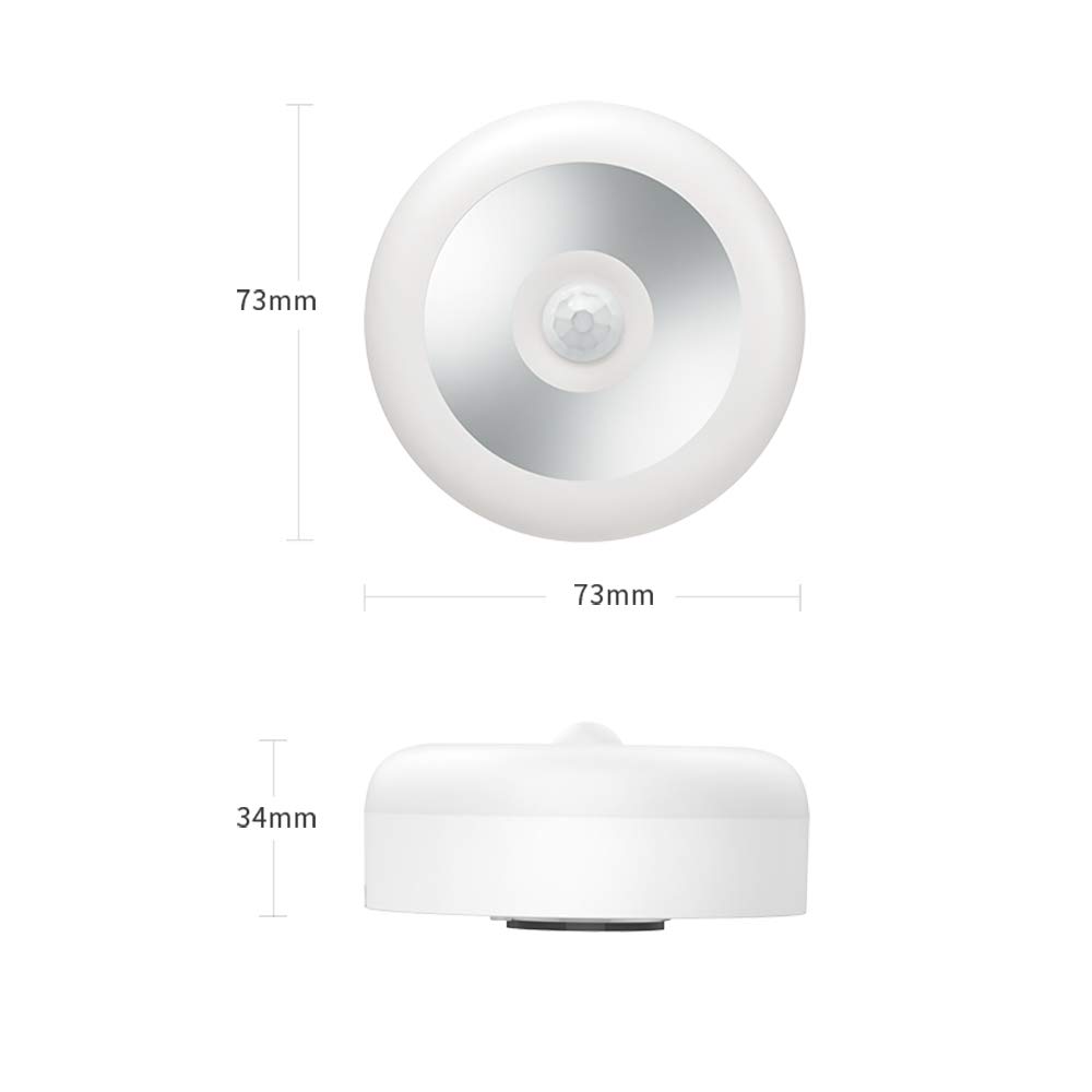 USB Rechargeable Motion Sensor Light Auto ON Off Stick Anywhere