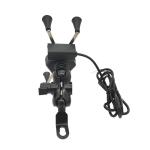 QC 3.0 18W Motorcycle Cell Phone Mount With Charger RoHS Listed