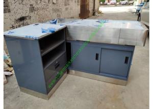 China Custom Sized Cash Register Checkout Counter For Shop And Retail Stores wholesale