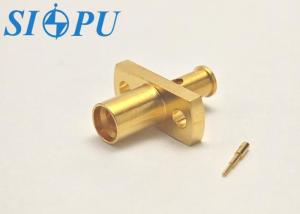 China SMP Male RF Coaxial Connector – Limited Detent, Flange Mount, Compatible with Coated CXN3506 Cable wholesale