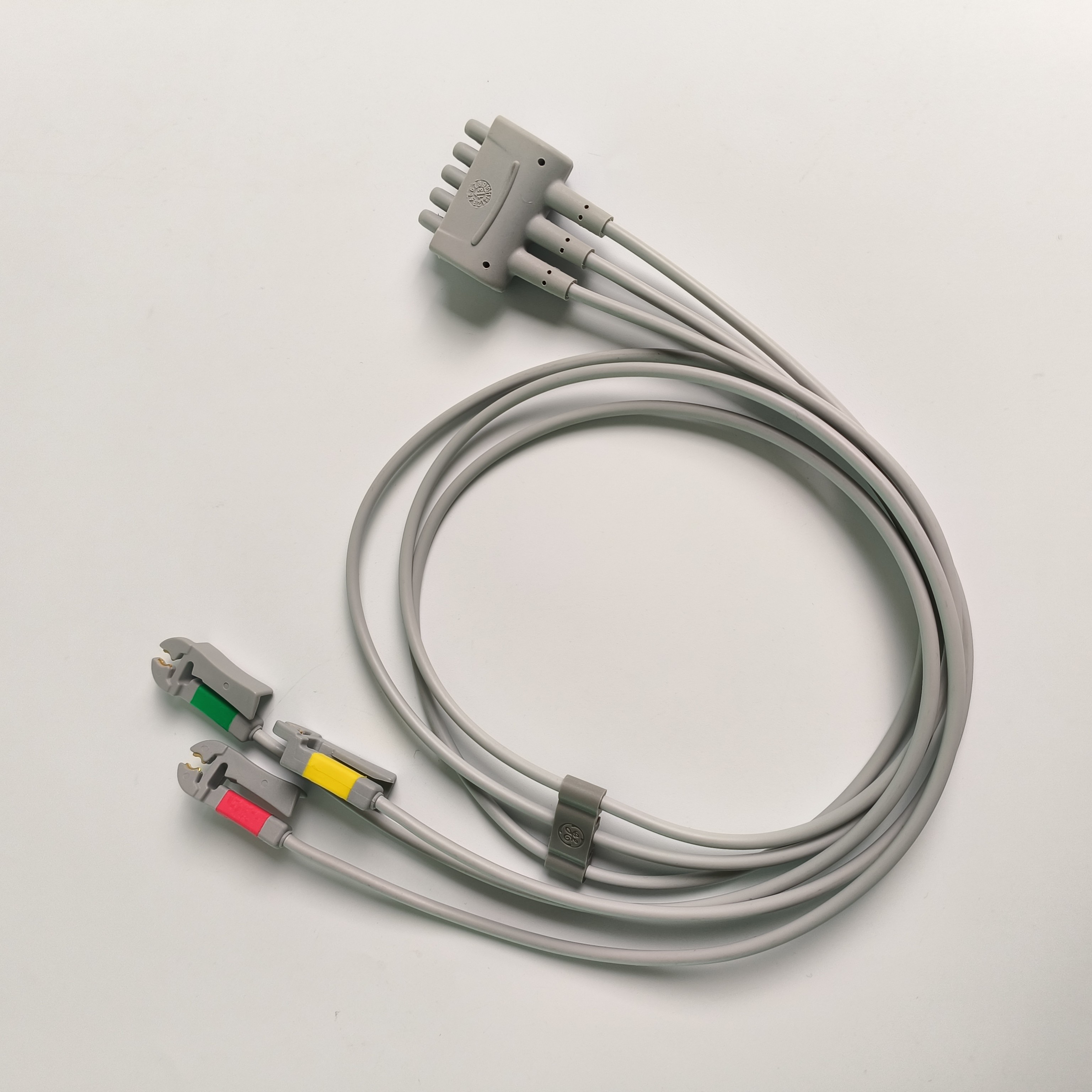 CareFusion GE Original Multi-Link ECG Lead wire 3-Lead Grabber IEC 74cm / 29in. REF: 412682-003