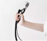 Bendable Flexible Metal Gooseneck Microphone Stand Electroplating 19 Inch